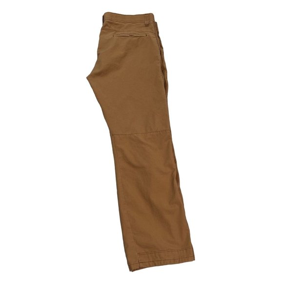 WRANGLER Pants Men's 40x32 5-Pocket Canvas Cotton Straight Leg Zip Closure Brown - Picture 10 of 11